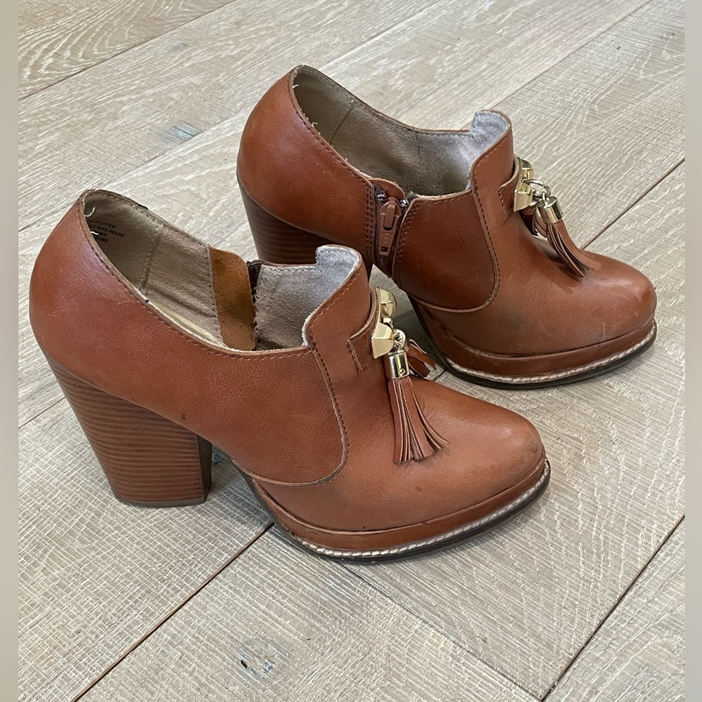 Seychelles Leather Tassel Ankle Booties